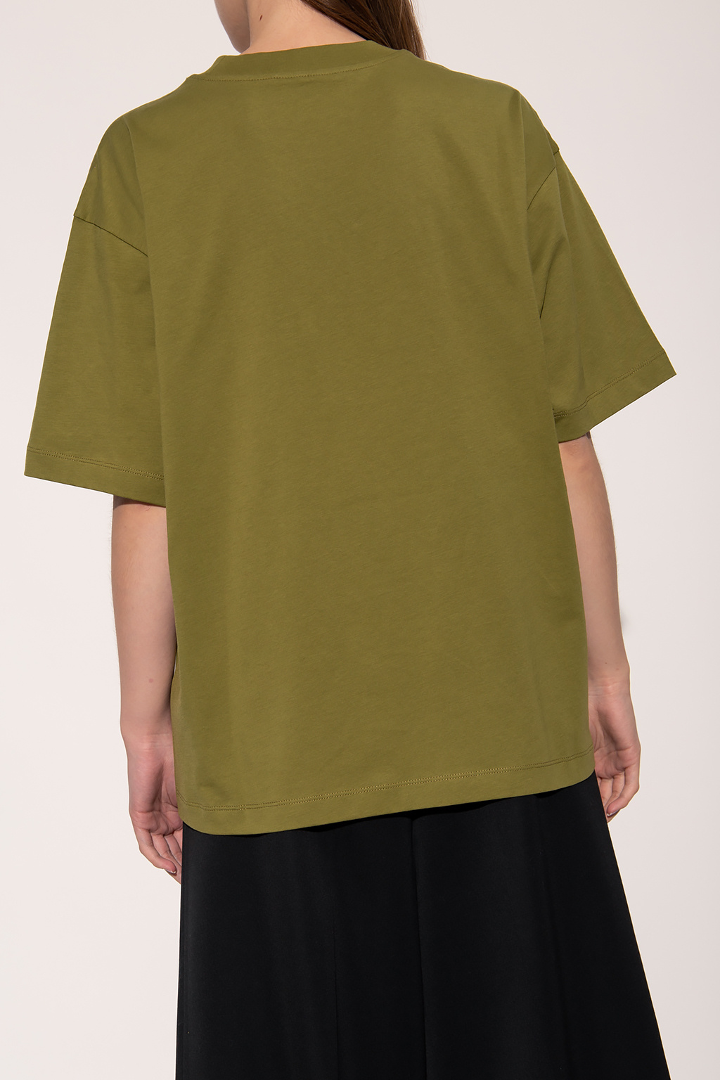 【MARNI】Short sleeve T-shirt/追跡+関税+全国送料込み MARNI》 STRIPE LOGO PRINT SHORT SLEEVE T SHIRT (MARNI/T